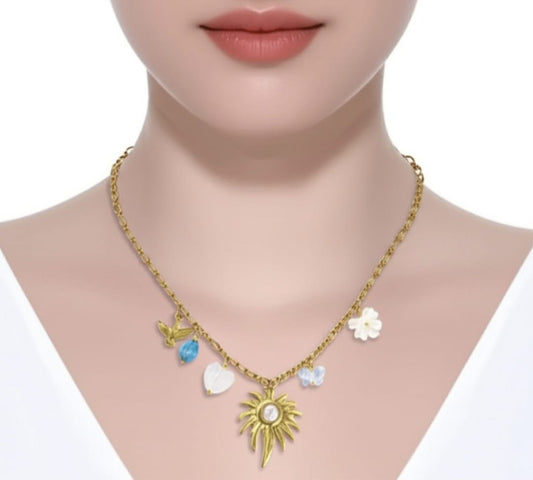 cadena con dijes/colgantes