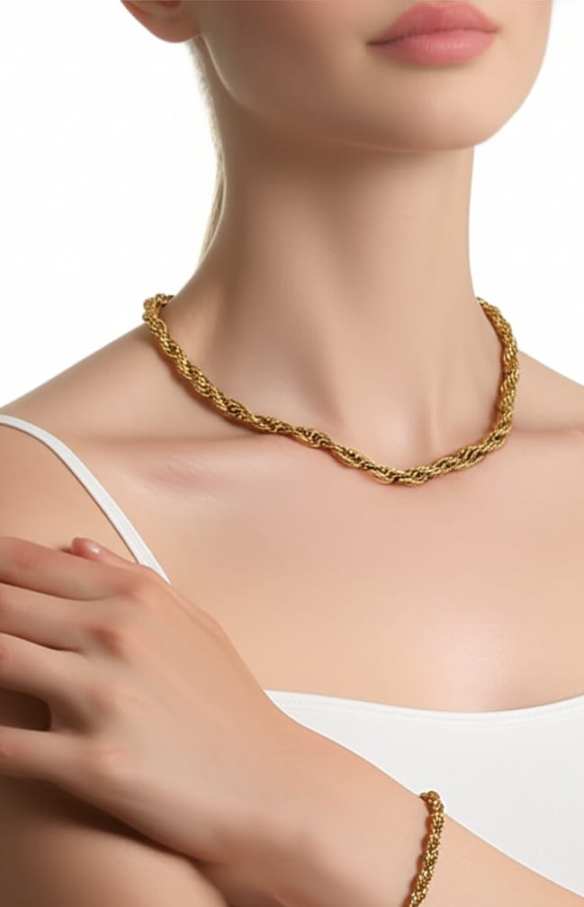 Conjunto collar  y pulsera