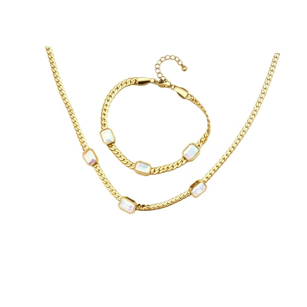 Conjunto collar y pulsera