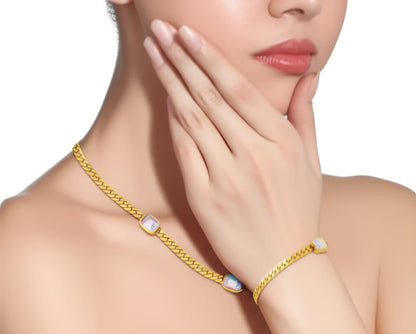 Conjunto collar y pulsera