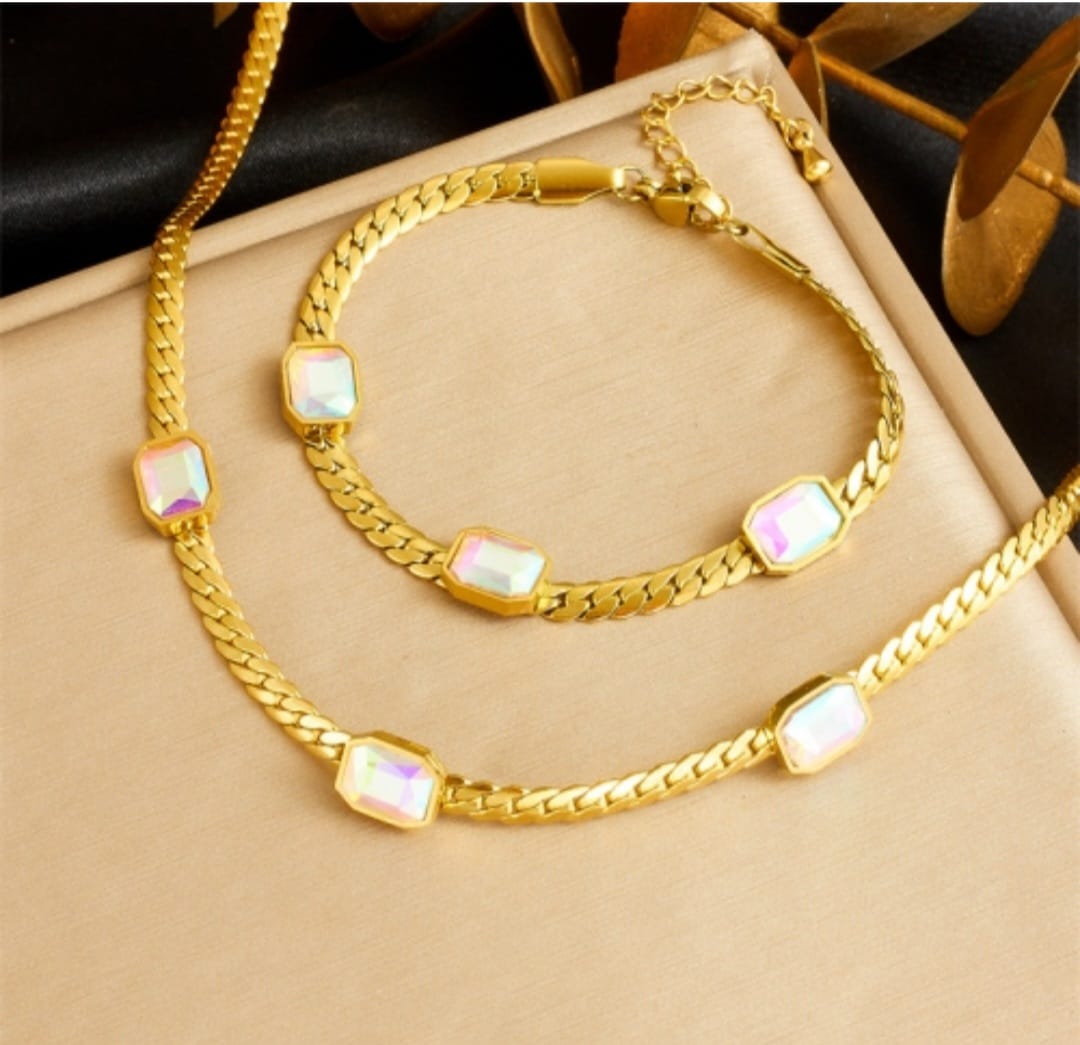 Conjunto collar y pulsera