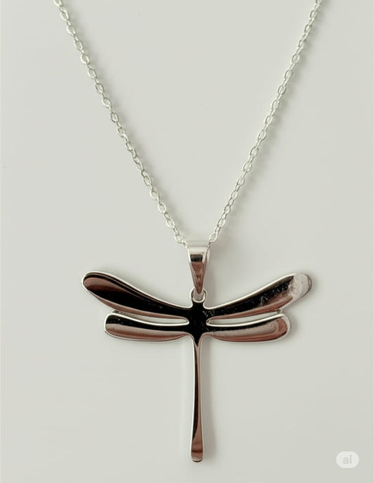 cadena con libélula